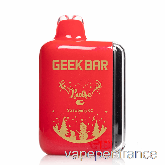 Geek Bar Pulse 15000 Stylo Jetable Fraise Cc Vape